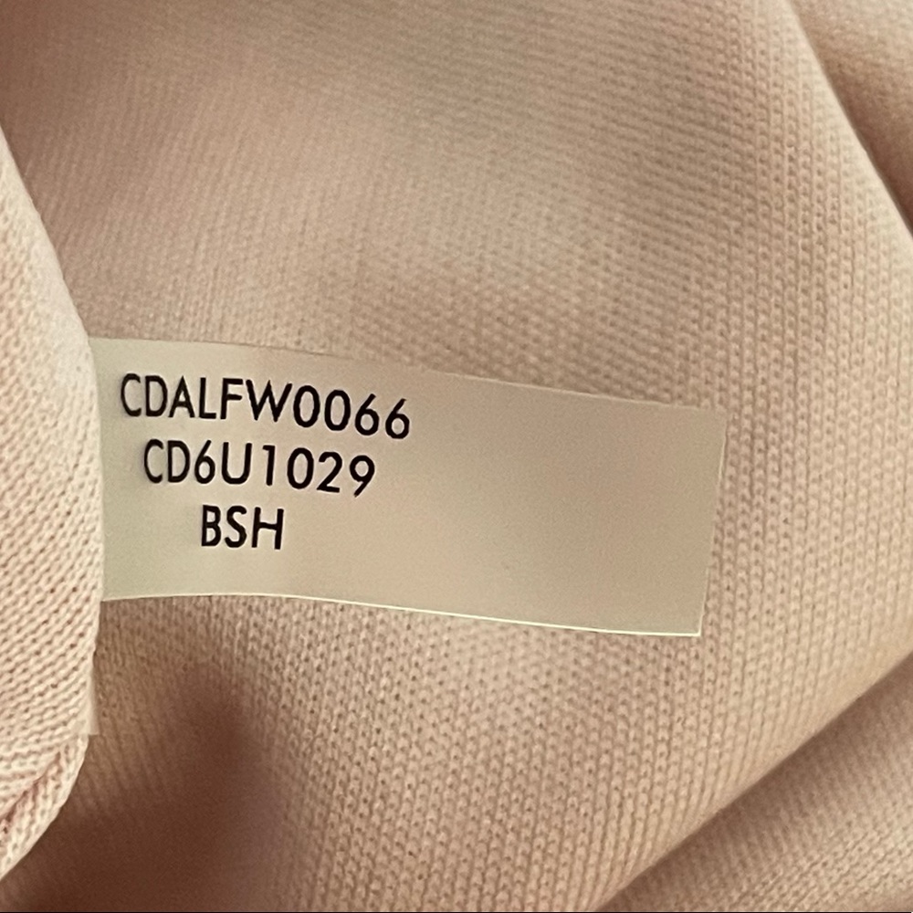 NWOT Calvin Klein Sleeveless Faux Suede Fit and Flair Dress Size 8 - Picture 3 of 9